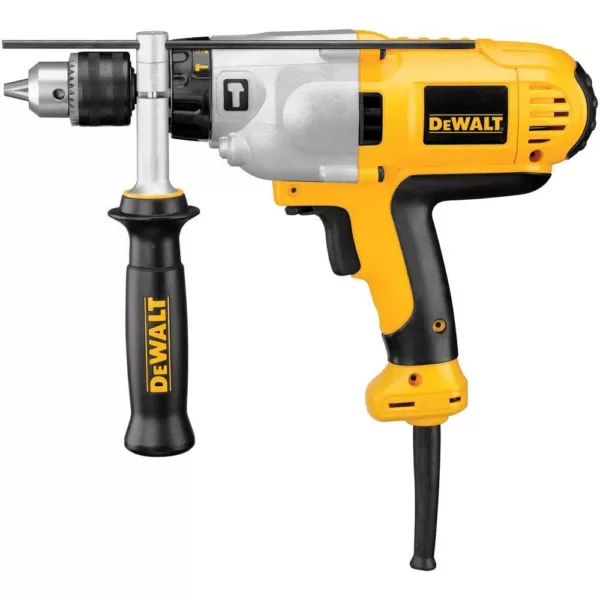 DEWALT 10 Amp 1/2 in. VSR Mid-Handle Grip Hammer Drill Kit