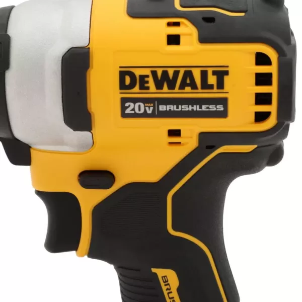 DEWALT ATOMIC 20-Volt MAX Cordless Brushless Compact 1/4 in. Impact Driver with (1) 20-Volt 4.0Ah Battery