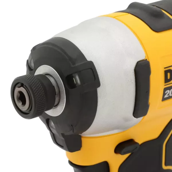 DEWALT ATOMIC 20-Volt MAX Cordless Brushless Compact 1/4 in. Impact Driver, (1) 20-Volt 1.3Ah Battery, Charger & Bag