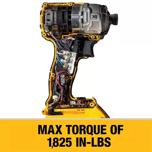 DEWALT 20-Volt MAX XR Cordless Brushless 3-Speed 1/4 in. Impact Driver (Tool-Only)