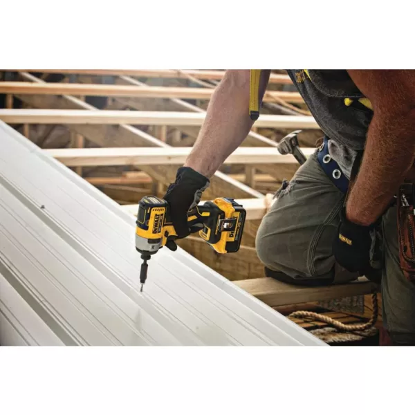 DEWALT 20-Volt MAX XR Cordless Brushless 1/4 in. Cordless Impact Driver w/ Bonus 20-Volt Reciprocating Saw (Tool-Only)