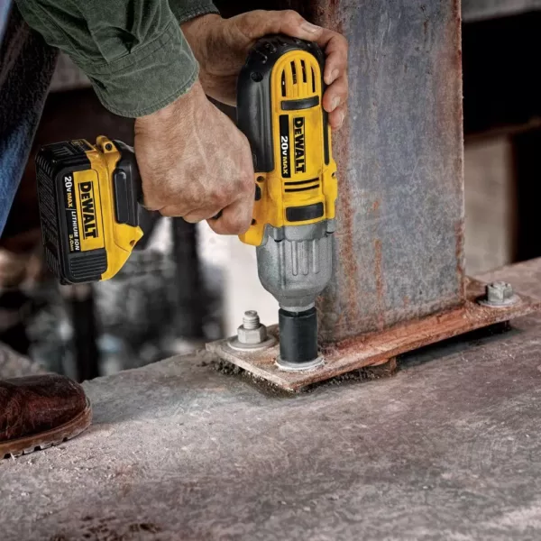 DEWALT 20-Volt MAX Cordless 1/2 in. High Torque Impact Wrench with Detent Pin (Tool-Only)