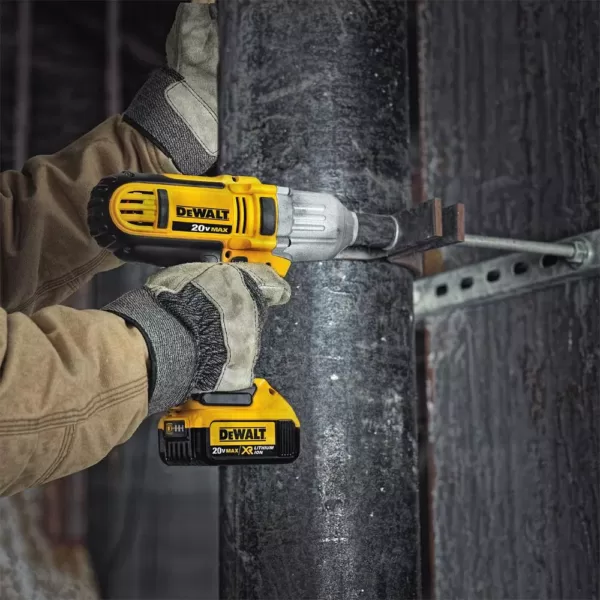 DEWALT 20-Volt MAX Cordless 1/2 in. High Torque Impact Wrench with Detent Pin, (2) 20-Volt 4.0Ah & (1) 20-Volt 5.0Ah Batteries