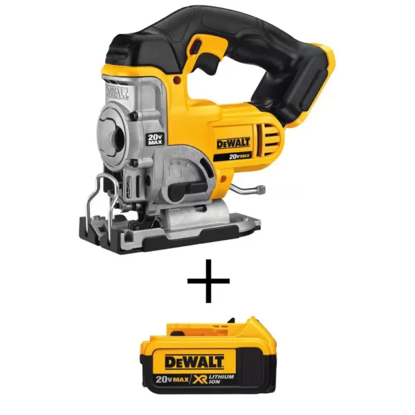 DEWALT 20-Volt MAX Cordless Jig Saw with (1) 20-Volt Battery 4.0Ah