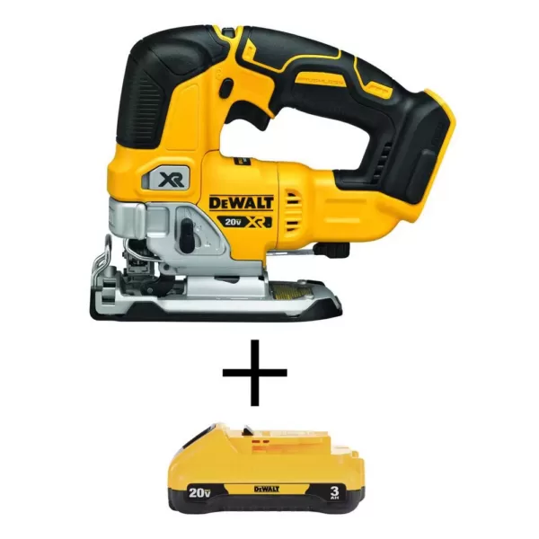 DEWALT 20-Volt MAX XR Cordless Brushless Jigsaw with (1) 20-Volt Battery 3.0Ah