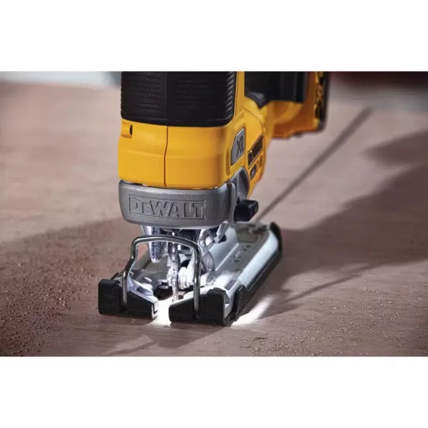 DEWALT 20-Volt MAX XR Cordless Brushless Jigsaw with (1) 20-Volt Battery 3.0Ah & Charger