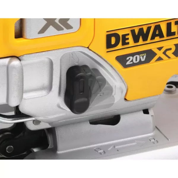 DEWALT 20-Volt MAX XR Cordless Brushless Jigsaw with Brushless Router, (1) 20-Volt 5.0Ah Battery & Charger