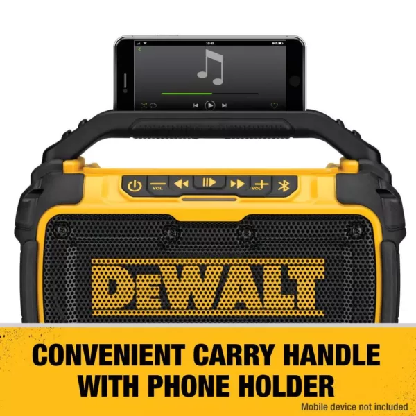 DEWALT 20-Volt MAX Bluetooth Speaker