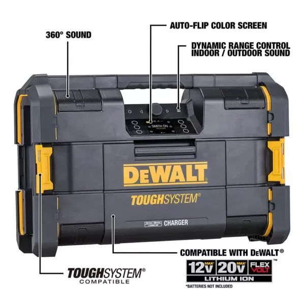 DEWALT TOUGHSYSTEM 2.0 Bluetooth Radio/Charger