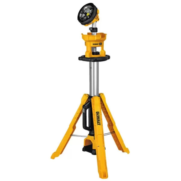 DEWALT 20-Volt MAX 3000-Lumen Tripod Light with (1) 20-Volt Battery 5.0Ah & Charger