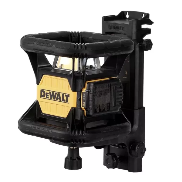 DEWALT 20-Volt Lithium-Ion Red Rotary Laser Level with Bonus Construction Tripod