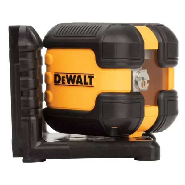 DEWALT 55 ft. Green Self-Leveling Cross Line Laser Level with (2) AA Batteries & Case