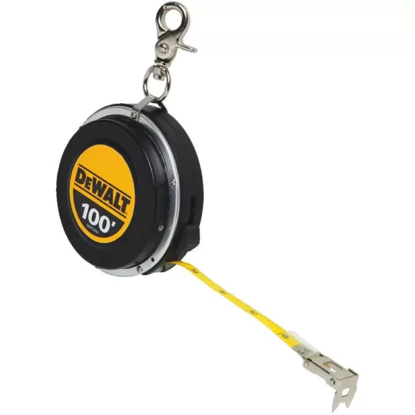 DEWALT 100 ft. Steel Auto-Rewind Long Tape