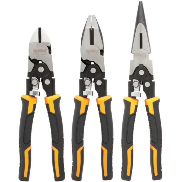 DEWALT Chrome Vanadium Mechanics Tool Set (192-Piece) with Plier Set (3-Piece) and Screwdriver Set (10-Piece)