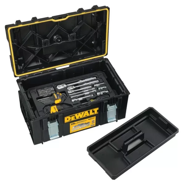 DEWALT Mechanics Tool Set (226-Piece) with TOUGHSYSTEM 22 in. Medium Tool Box