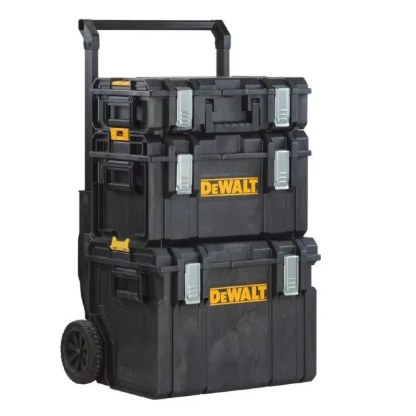 DEWALT Mechanics Tool Set (226-Piece) with TOUGHSYSTEM 22 in. Medium Tool Box w/ Bonus 22 in. Mobile Tool Box & Small Tool Box