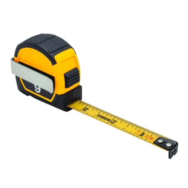 DEWALT 1/4 in. x 3/8 in. Drive Polished Chrome Mechanics Tool Set (108-Piece) with 9 ft. x 1/2 in. Tape Measure