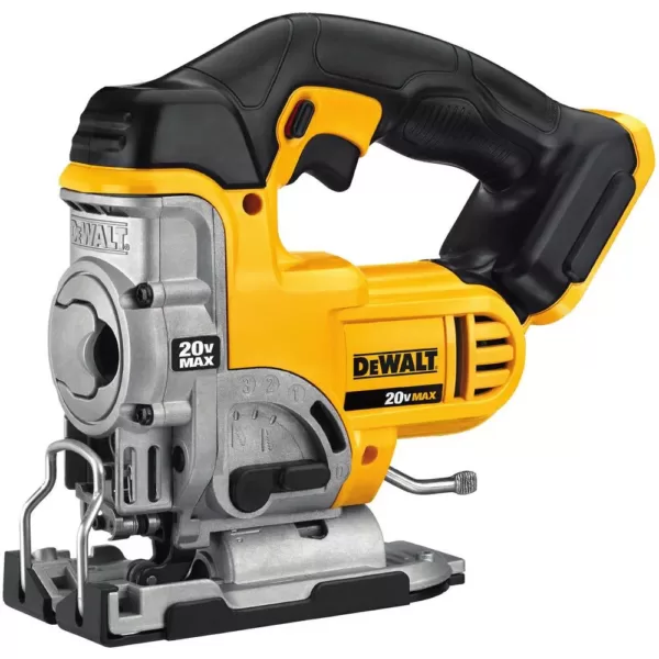 DEWALT 20-Volt MAX Cordless 7-1/4 in. Sliding Miter Saw with (1) 20-Volt Battery 4.0Ah & Cordless Jigsaw