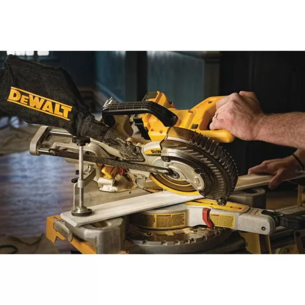 DEWALT 20-Volt MAX Cordless 7-1/4 in. Sliding Miter Saw with (1) 20-Volt Battery 4.0Ah & Oscillating Tool