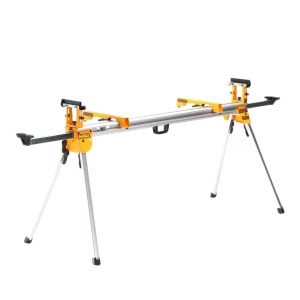 DEWALT 15 Amp Corded 10 in. Compound Single Bevel Miter Saw with Bonus Heavy-Duty Miter Saw Stand