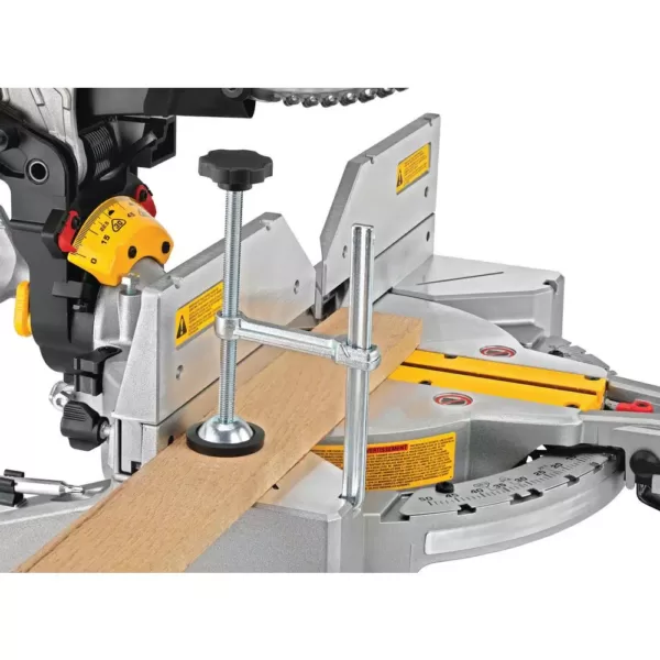 DEWALT 15 Amp Corded 12 in. Double Bevel Compound Miter Saw with Bonus Heavy-Duty Work Stand