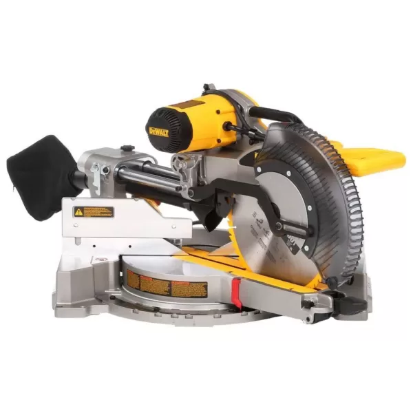 DEWALT 15 Amp Corded 12 in. Sliding Miter Saw with Rolling Miter Saw Stand