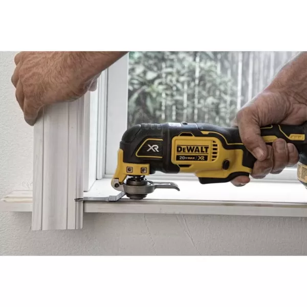 DEWALT 20-Volt MAX XR Cordless Brushless Oscillating Multi-Tool with (1) 20-Volt 6.0Ah Battery