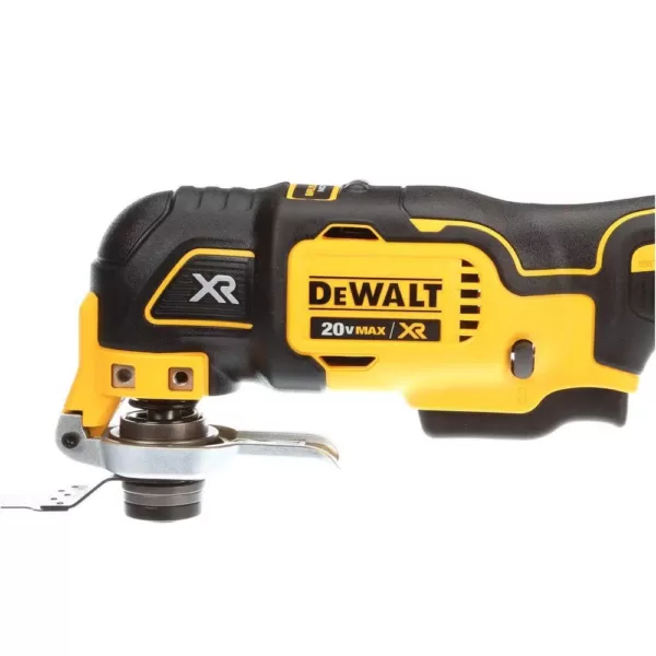 DEWALT 20-Volt MAX XR Cordless Brushless Oscillating Multi-Tool with (1) 20-Volt 2.0Ah Battery & Charger