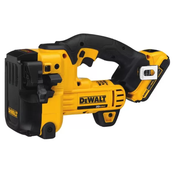 DEWALT 20-Volt MAX XR Cordless Barrel Grip Jigsaw with (1) 20-Volt 2.0Ah Battery & 3/8 in. Impact Wrench