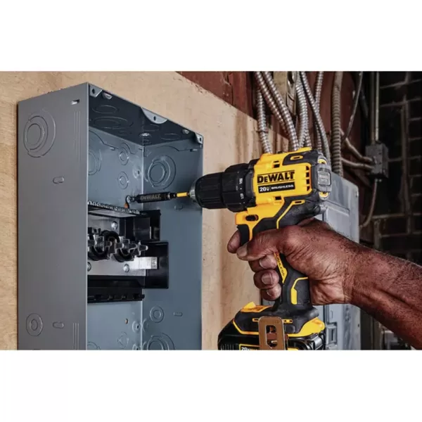 DEWALT ATOMIC 20-Volt MAX Cordless Brushless Compact 1/2 in. Drill/Driver with ATOMIC 20-V Brushless Impact Driver (Tool-Only)