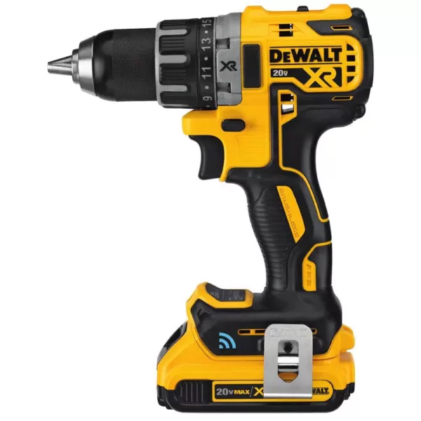 DEWALT 20-Volt MAX XR with Tool Connect Cordless Brushless 1/2 in. Compact Drill/Driver with (2) 20-Volt 2.0Ah Batteries