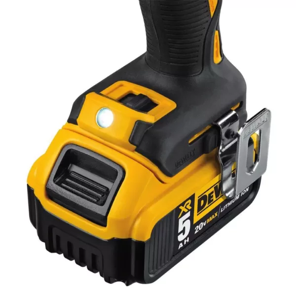 DEWALT 20-Volt MAX XR Cordless Brushless 3-Speed 1/2 in. Drill/Driver with (2) 20-Volt 5.0Ah Batteries & Charger