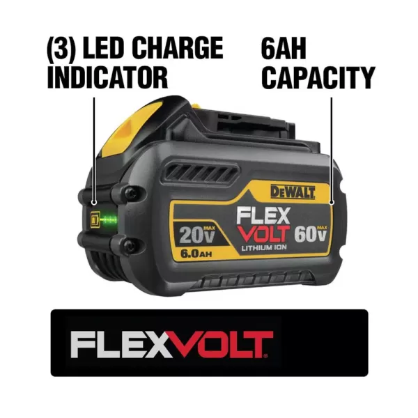 DEWALT FLEXVOLT 20-Volt/60-Volt MAX Lithium-Ion 6.0Ah Battery Pack (10-Pack)