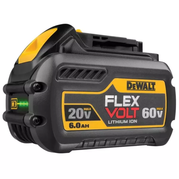 DEWALT FLEXVOLT 20-Volt/60-Volt MAX Lithium-Ion 6.0 Ah Battery Pack (2-Pack)