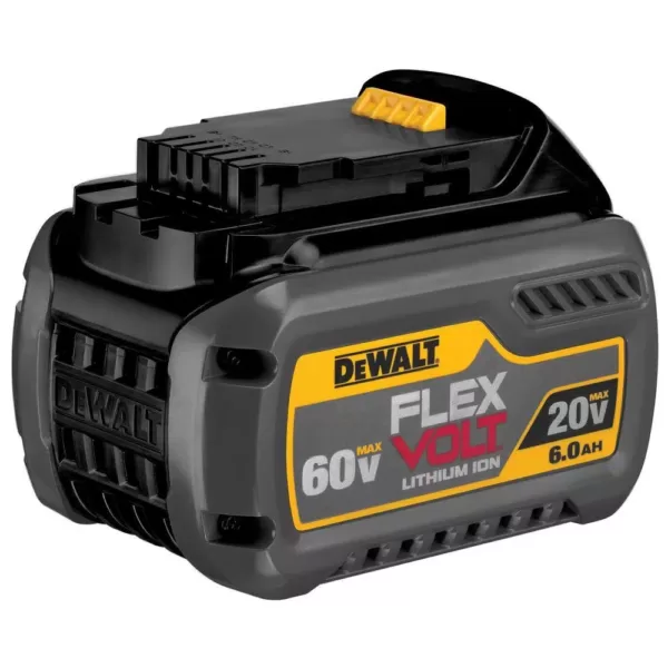 DEWALT FLEXVOLT 20-Volt/60-Volt MAX Lithium-Ion 6.0Ah Battery Pack with 6 Amp Output Charger