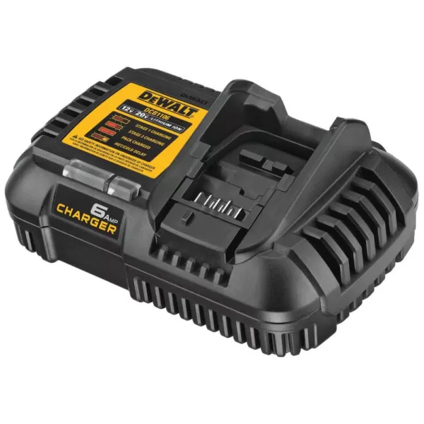 DEWALT FLEXVOLT 20-Volt/60-Volt MAX Lithium-Ion 6.0Ah Battery Pack with 6 Amp Output Charger