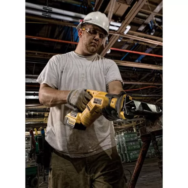 DEWALT 20-Volt MAX Cordless Compact Reciprocating Saw with (1) 20-Volt Battery 2.0Ah, (1) 20-Volt Battery 5.0Ah & Charger