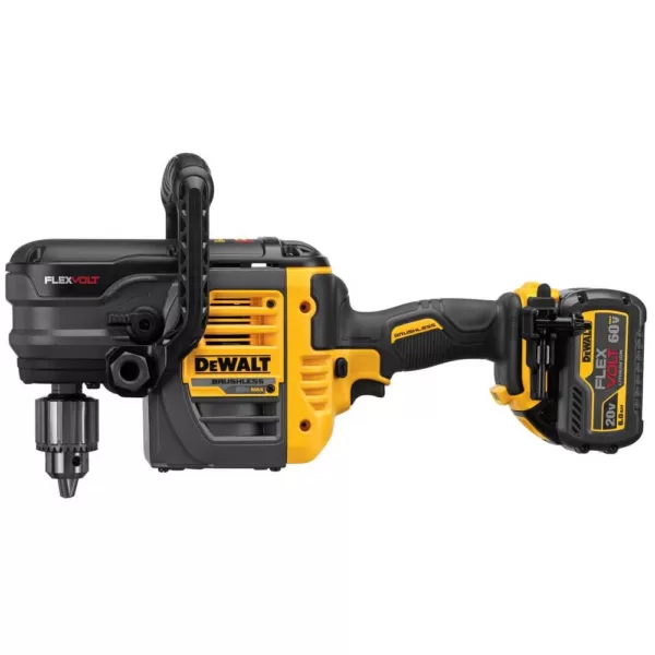 DEWALT FLEXVOLT 60-Volt MAX Cordless Brushless 1/2 in. Stud & Joist Drill, (2) FLEXVOLT 6.0Ah Batteries & Swivel Head Shear