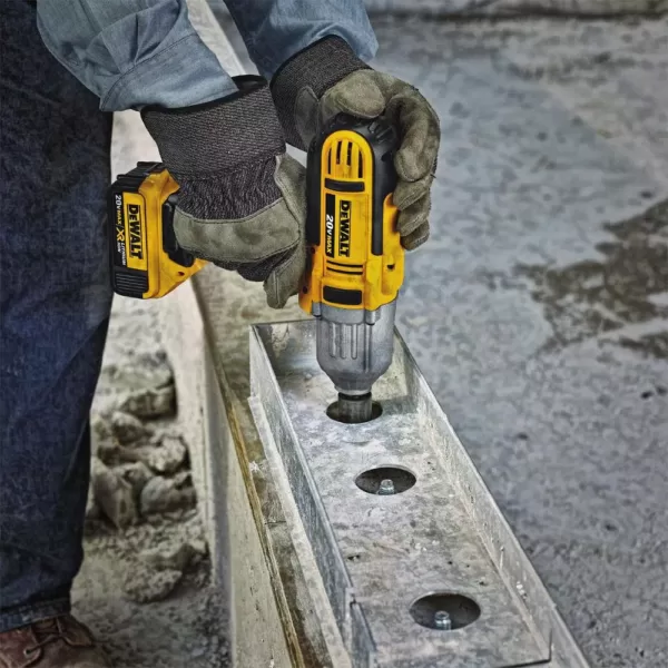 DEWALT FLEXVOLT 60-Volt MAX Cordless Brushless 4-1/2 in. Angle Grinder, (1) FLEXVOLT 6.0Ah Battery & 1/2 in. Impact Wrench