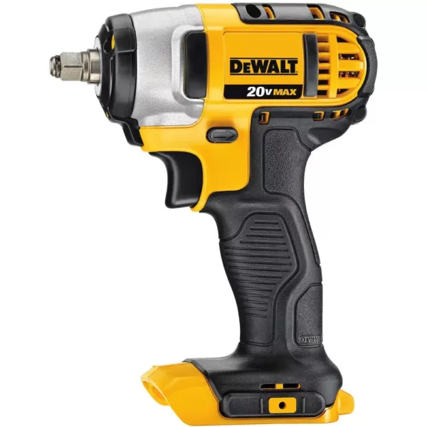 DEWALT 20-Volt MAX XR Brushless 1 in. SDS Plus L-Shape Rotary Hammer, (2) 20-Volt 5.0Ah Batteries & 3/8 in. Impact Wrench