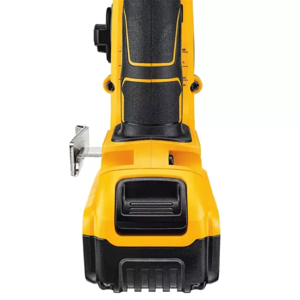 DEWALT 20-Volt MAX XR 1 in. SDS Plus L-Shape Rotary Hammer w/ Extractor, (2) 20-Volt 5.0Ah Batteries & 1/4 in. Impact Driver