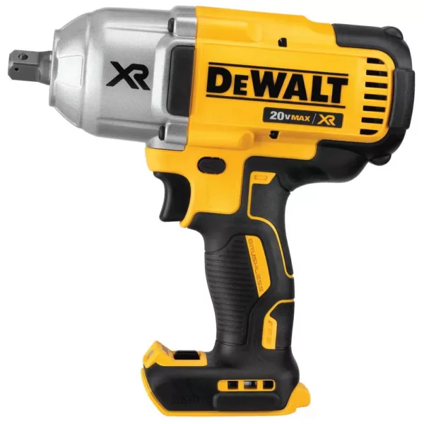 DEWALT FLEXVOLT 60-Volt MAX Brushless 1-9/16 in. SDS MAX Rotary Hammer, (2) FLEXVOLT 9.0Ah Batteries & 1/2 in. Impact Wrench