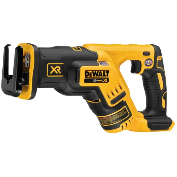 DEWALT 20-Volt MAX XR Cordless Brushless Drill/Reciprocating Saw Combo Kit (2-Tool) with (2) 20-Volt 5.0Ah Batteries & Charger