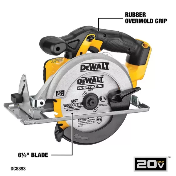 DEWALT 20-Volt MAX Cordless Combo Kit (8-Tool) with (2) 20-Volt 2.0Ah Batteries & Charger