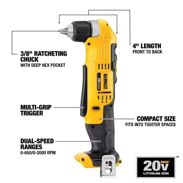 DEWALT 20-Volt MAX Cordless Combo Kit (9-Tool) with (2) 20-Volt 2.0Ah Batteries & (2) 20-Volt 4.0Ah Batteries