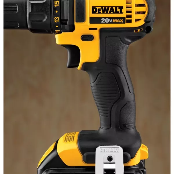 DEWALT 20-Volt MAX Lithium-Ion Cordless Drill Driver/Impact Driver Combo Kit (2-Tool) w/ (2) Batteries 1.5Ah, Charger and Case