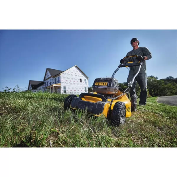 DEWALT 20 in. 20V MAX Lithium-Ion Cordless Walk Behind Push Lawn Mower with (2) 5.0Ah Batteries and Charger Included