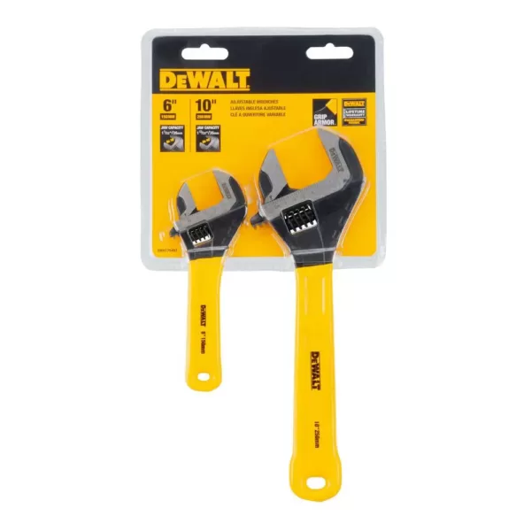 DEWALT Adjustable Wrench Set (2-Pack)