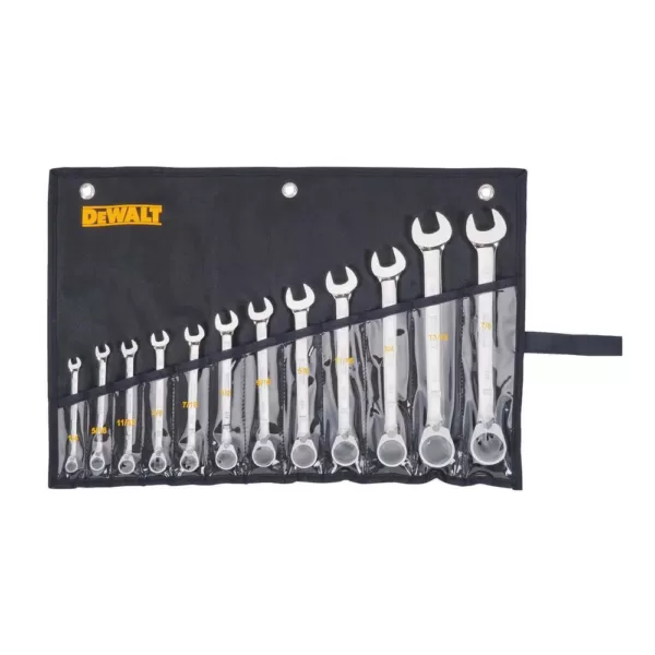 DEWALT Reversible SAE Ratcheting Wrench Set (12-Piece)