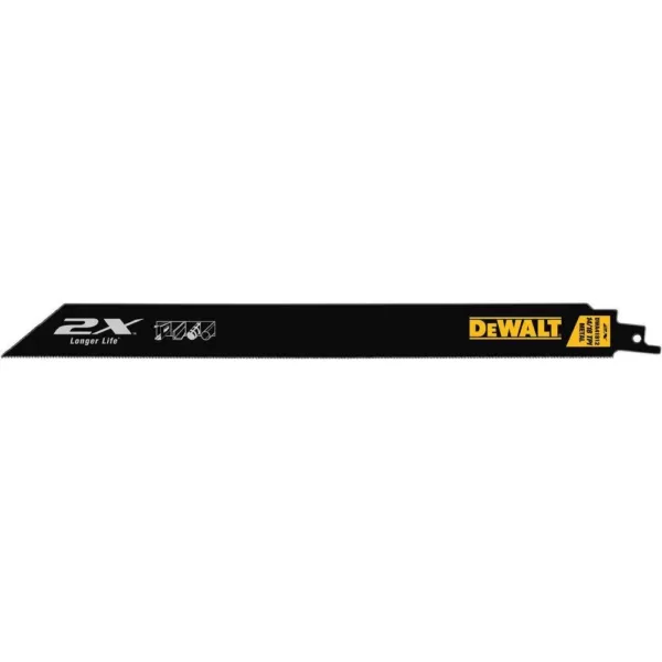 DEWALT 12 in. 2X Premium Metal Cutting Blade (5-Pack)